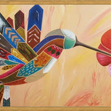 Cuadro El colibrí y la flor 2