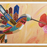 Cuadro El colibrí y la flor 2