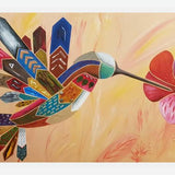Cuadro El colibrí y la flor 2