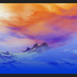 Cuadro Snowy Mountains Sunset 3