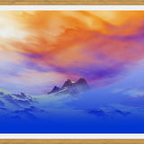 Cuadro Snowy Mountains Sunset 3
