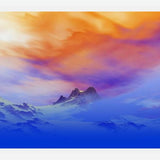 Cuadro Snowy Mountains Sunset 3