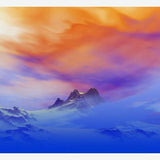 Cuadro Snowy Mountains Sunset 3