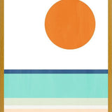 Cuadro Abstract Geomtric Beach