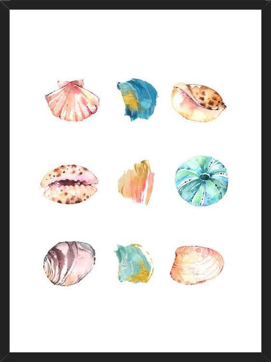 Cuadro Sea And Brush Strokes
