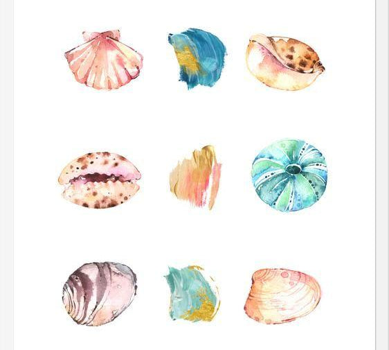 Cuadro Sea And Brush Strokes