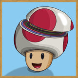 Cuadro Toad Super Mario