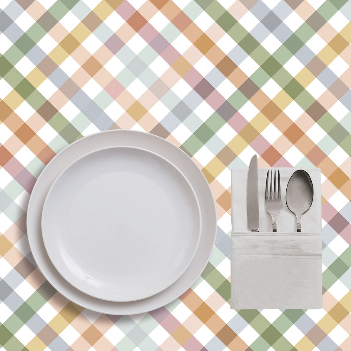 Mantel de Hule Gingham