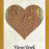 Cuadro New York City Map Print