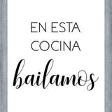 Cuadro En Esta Cocina Bailamos