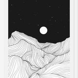 Cuadro Lines in the mountains II