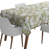 Mantel de Hule Tropical leaves gold green