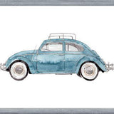 Cuadro Vintage Car Light Blue