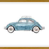 Cuadro Vintage Car Light Blue