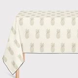 Mantel de Hule Pineapples cream