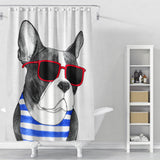 Cortina de Baño Frenchie Summer Style