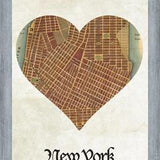 Cuadro New York City Map Print
