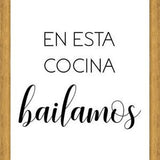 Cuadro En Esta Cocina Bailamos