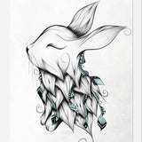 Cuadro Poetic Rabbit