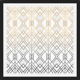 Cuadro Gold And Grey Geo