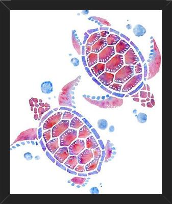 Cuadro tortugas acuaticas