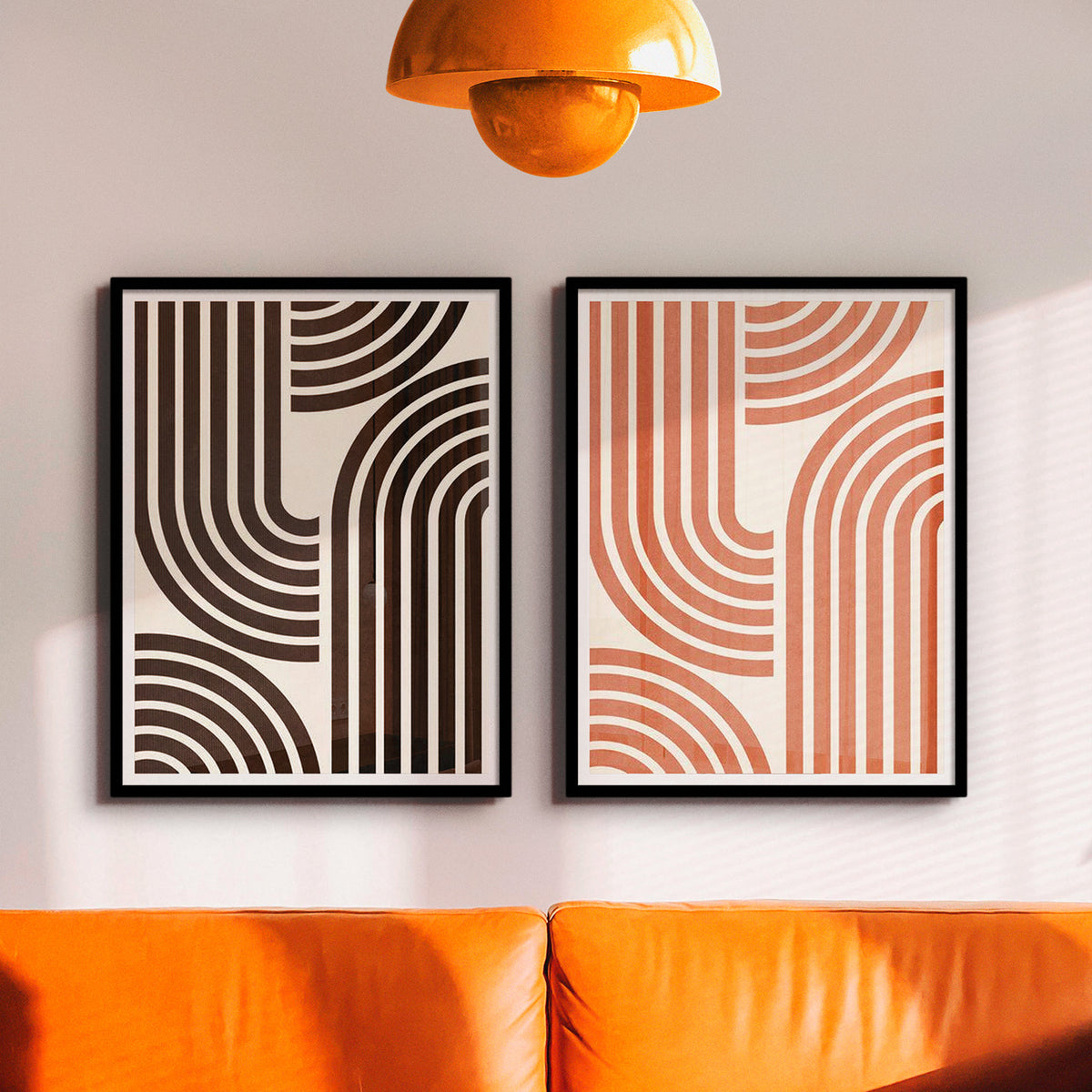 Set de Cuadros Minimalist Shapes
