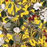 Mantel de Hule Floral and Birds XXVII-I