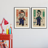 Set de Cuadros Mario Mio y Luigi Mio