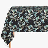 Mantel de Hule Hojas Azules