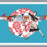 Cuadro Colgando ropa