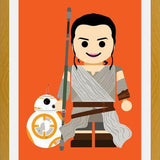 Cuadro Rey e BB8 Toy