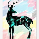 Cuadro Abstract Deer