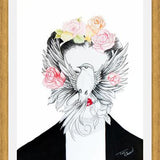 Cuadro "Pies para que los quiero, Si tengo alas