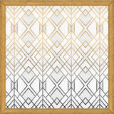 Cuadro Gold And Grey Geo