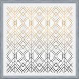 Cuadro Gold And Grey Geo