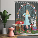 Cortina de Baño Alices Adventures in wonderland