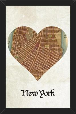 Cuadro New York City Map Print