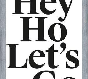 Cuadro Good Music Ramones Hey ho