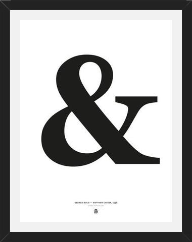 Cuadro Ampersand Georgia 01