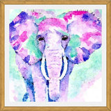 Cuadro Elefante Rosa