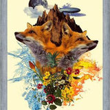 Cuadro Fox and Floral
