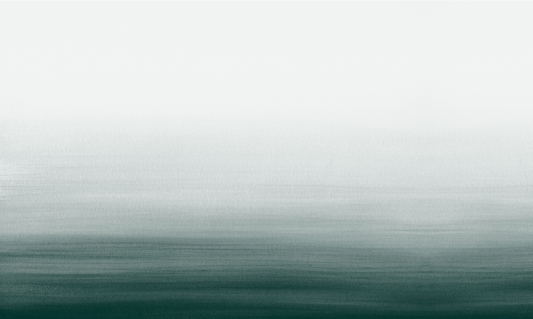 Papel Mural Teal Watercolor Gradient