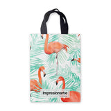 Cortina de Baño Flamingo & Mint Palm