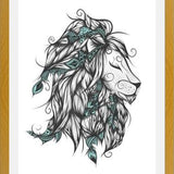 Cuadro Poetic Lion Turquoise