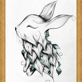 Cuadro Poetic Rabbit