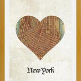 Cuadro New York City Map Print