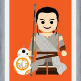 Cuadro Rey e BB8 Toy