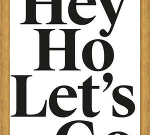 Cuadro Good Music Ramones Hey ho