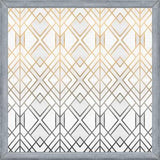 Cuadro Gold And Grey Geo