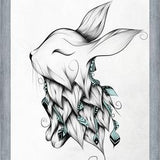 Cuadro Poetic Rabbit